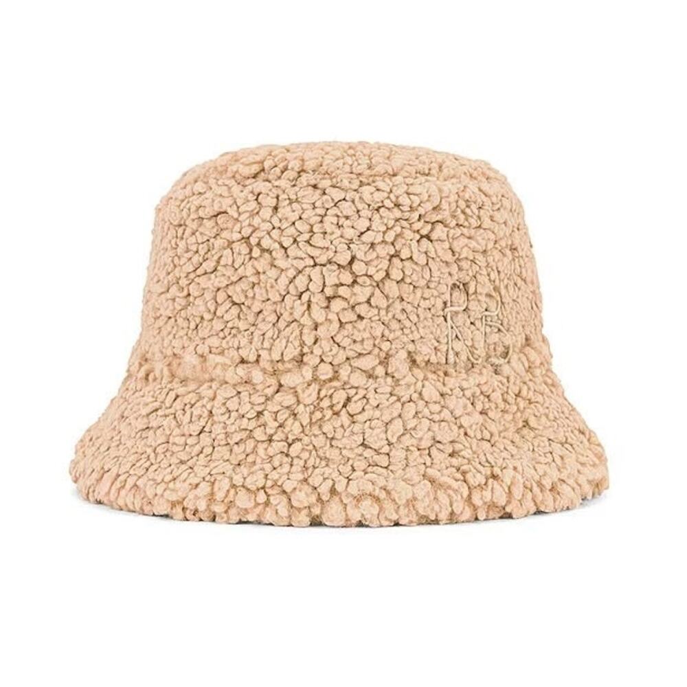 Ruslan Baginskiy Logo-Embellished Faux Fur Bucket Hat